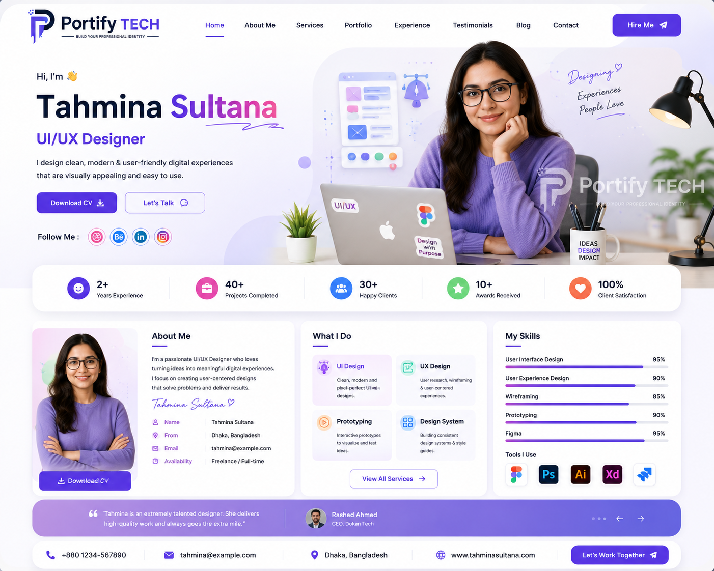 Designer Portfolio Demo